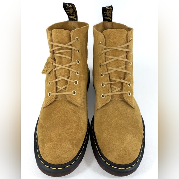 Yellow suede Doc Martens - Picture 2 of 8